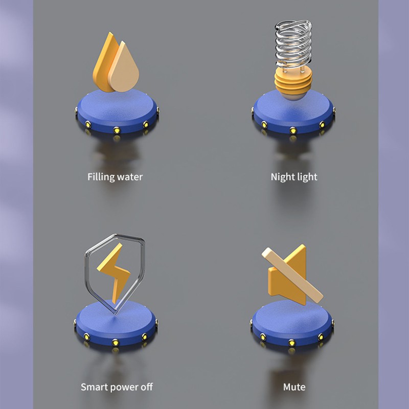 Space Capsule Humidifier 2 Gears Adjustable 300ml Quiet Cute Astronaut