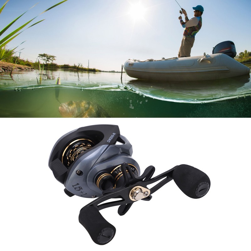 Baitcasting Reel Lure Fishing Reel Wheel 7.2:1 Ratio 18+1BB with