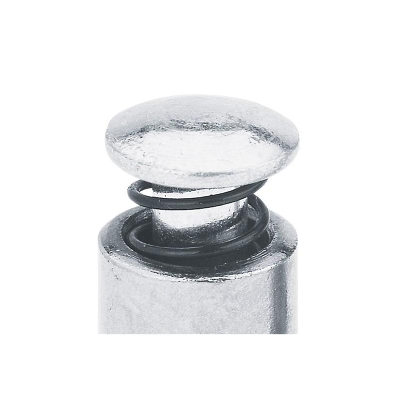 Lumax LX-1422 Silver 1/8" NPT Male Air Bleeder Valve, Maximum