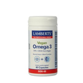Lamberts Vegan Omega 3 750mg EPA & DHA from Algae, 60 Caps (8496-60)
