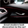 Mr.Brighton LED 40ft (12m) Chrome Red Car Interior Decorative Molding