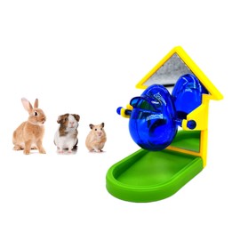 Rat Enrichment Toys Creative Rat Toys Pet Toys Interactive Rat Foraging Toy Slow Feeder for Rat Cage Accessories(Random Color)