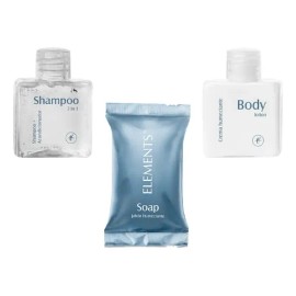 Kit Shampoo Jabón Y Crema Jypesa Elements Amenidades Airbnb                                                                                           