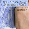 Foot or Back Scrubber for Shower, Wall Mounted Slip Suction