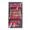 Qiilu 30Pcs Plastic & Electroplating Motorcycle Motorbike Screw Nut Bolt