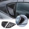 Rear Side Window Louvers Cover Trim Compatible with Mazda MX-5