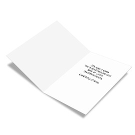 NobleWorks - 1 Funny Graduation Card with Envelope - Cartoon Humor Card for Graduate, College or High School - Disappointment Bucella 3810