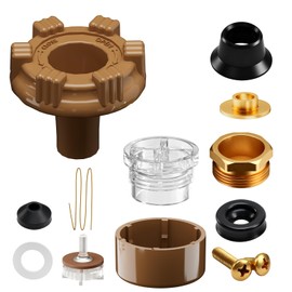 RUHUALIFE Outside Wall Faucet Repair Kit Compatible with Woodford Model 17, Sillcock Metal Wheel Handle Repair Kit Replace# RK-17MH