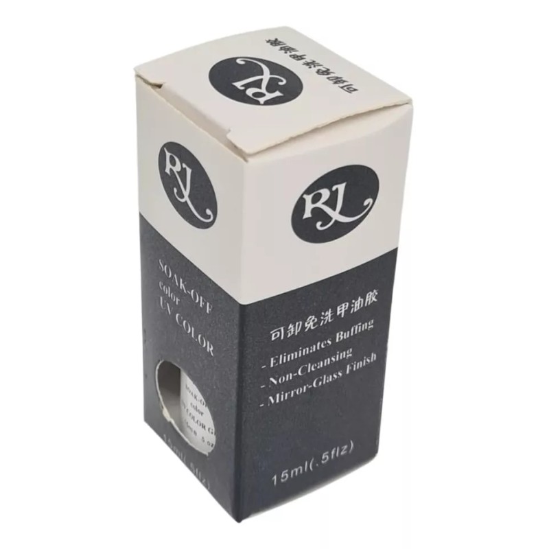 Rj Gel Semipermanente De 3 Pasos Color Blanco 15ml