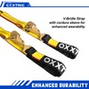 OXXTRIC V-Bridle Strap,2" x 4' Heavy Duty Tow Strap,D Ring