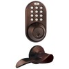 Keyless Entry Door Lock with 2 Lever Handles, Digital Keypad