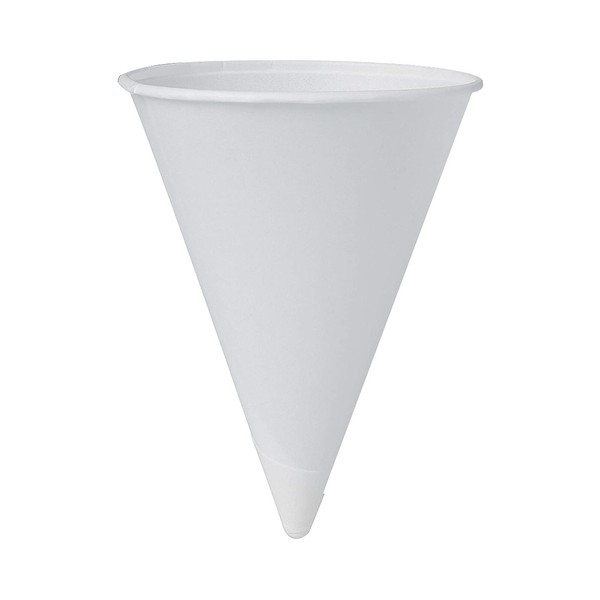 Bare Disposable Drinking Cup White Paper 4 oz. 5000 Ct 4R-2050