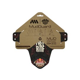 All Mountain Style AMS Bicycle Front Mudguard - Fits 26" / 27.5" / 29" Red Bull Ram Free