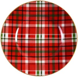 Pier 1 Haddington Plaid Salad Plate