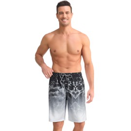 ELETOP Men's Swimming Shorts Swim Trunks Quick Dry Board Shorts Men Performance Beach Shorts Surfing Shorts with Mesh Lining S-4XL