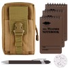 HAOWANWW 5 Pcs Waterproof Notepad Pen Set Waterproof Notebook Mini
