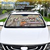 Funny Raccoon Windshield Sun Shade Foldable for SUV Trucks Cute