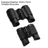 sourcing map Binoculars 4X30 Compact Foldable Binoculars Shock Proof Black