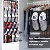UESDU Hanging Shoe Storage, 24 Pockets Storage Bag for Shoes,