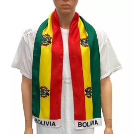 Unbranded Bolivia Scarf / Bolivia Flag Scarf / Bolivia Scarves
