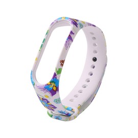 Panda Bobo For Reflex Active Series 1 Smart Watch Band Wrist Band Strap Replacement (Purple Flowers)