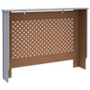 vidaXL Radiator Cover Anthracite 44.1"x17.5"x31.9" MDF
