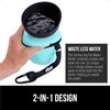 Gorilla Grip Dog Water Bottle, Portable Water Bowl Dispenser for