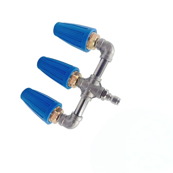Wshxjzyay Triple 3 Turbo Nozzle Pressure Washer Tips, Twin/Triple Turbo