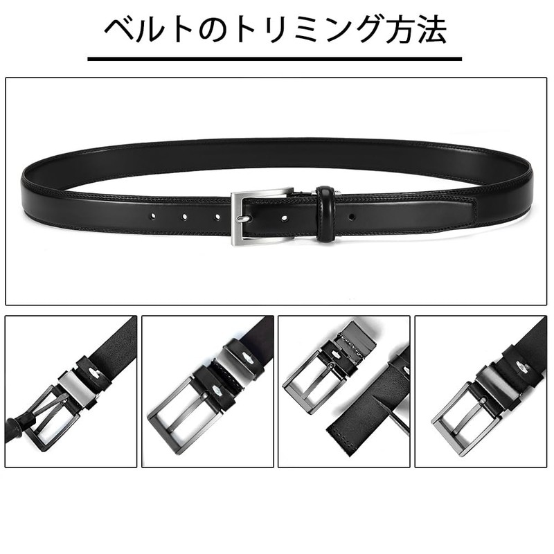 Doopai Men's Belt, Business Belt, Large Size, Comfort, Adjustable Fit,