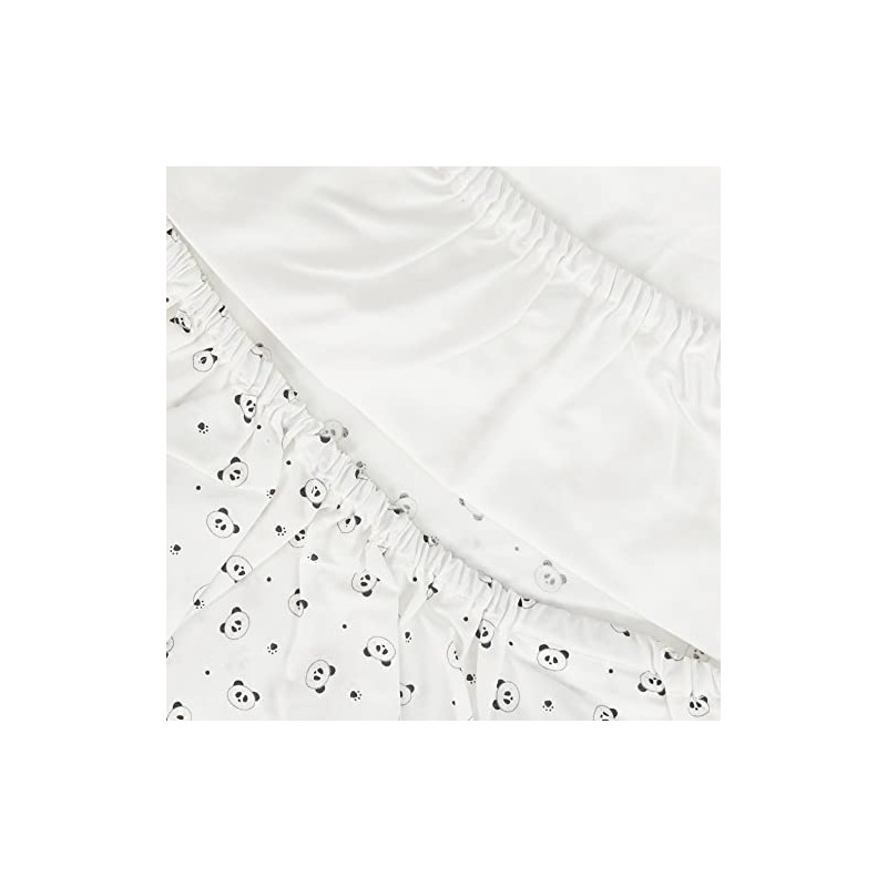 Fitted Sheet Next2me Pack of 2 Panda