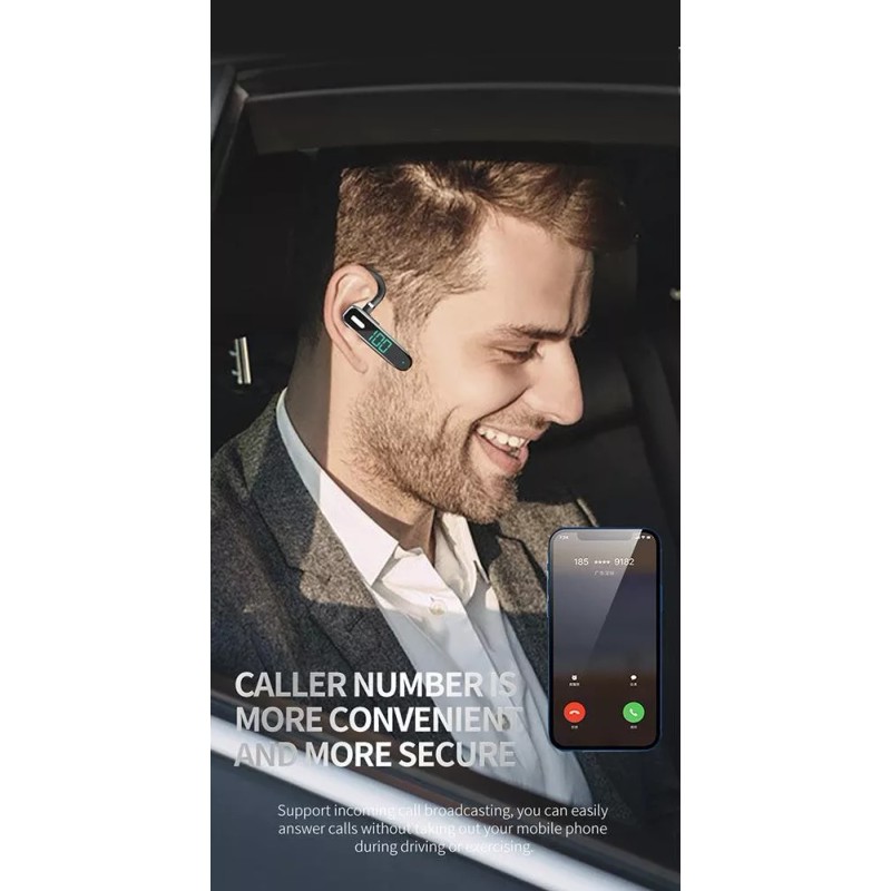 Hele Audifono K50 In Ear Bluetooth 5.3 Música Y Llamadas