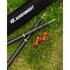 Tarp Poles Heavy Duty Adjustable, AVOFOREST Aviation Aluminum 8.7FT Tent
