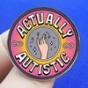 actually autistic Cartoon Autism Awareness Lapel Pin badge brooch for