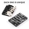 LWALMS Black Marble Soap Dish - Rectangle Decorative Stone Soap