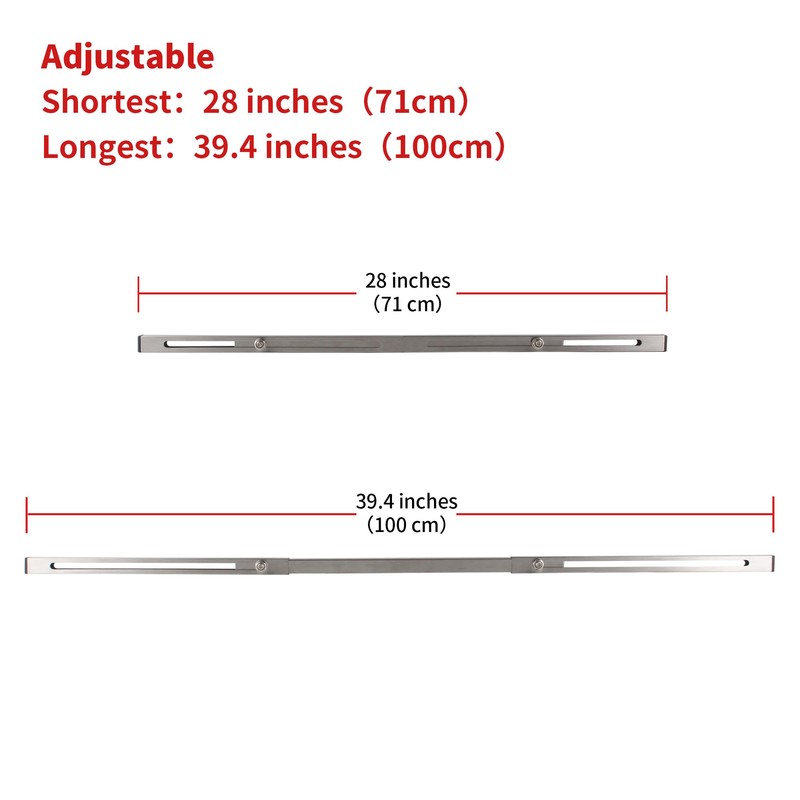 TYESTAND CPT-4 Undermount Sink Supports Brackets Adjustable Stainless Steel Installation