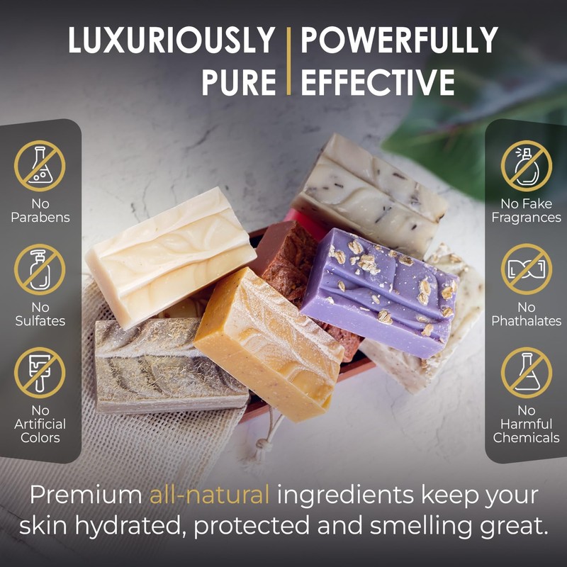 Blue Moon Elise All Natural Citronella Soap Bars, Scented with