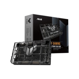 ASUS TUF Gaming ARGB PWM Fan Hub, PWM and ARGB Control, Connect Up to 6 Case Fans, Cooling Effect and Lighting Effect, Sync, TUF GAMING ARGB PWM FAN HUB