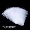 100Pcs 6x12cm Carp Fishing Bags PVA Bag, Water Soluble Bag