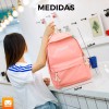 Maíz Mochila Escolar Bolsa Lapicera Casual Estudiante Juvenil