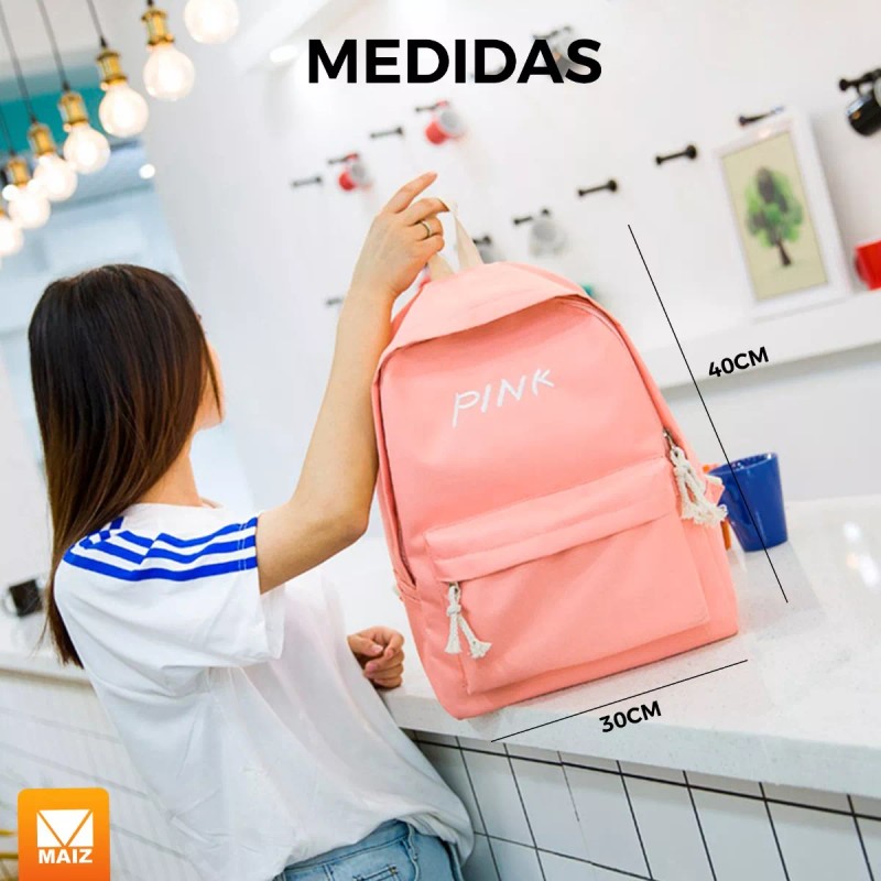 Maíz Mochila Escolar Bolsa Lapicera Casual Estudiante Juvenil