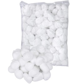 Hedume 500 Count Super Jumbo Cotton Balls, Pure Cotton, Biodegradable Jumbo Absorbent Cotton Balls, Fragrance & Chlorine-Free, Organic Cotton Balls (5 Pack × 100 Count)