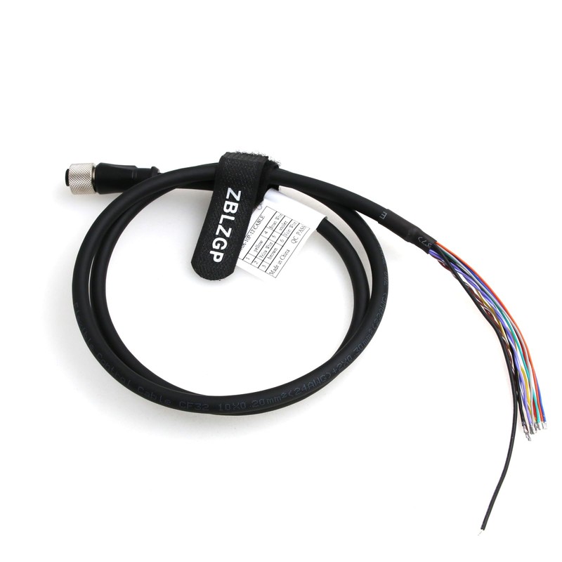 ZBLZGP DataMan 260 Reader Serial Cable IO Power Cable M12