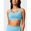YEOREO SoftHue Women Halter Sports Bra Workout Seamless Padded Basic