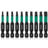UBESTHS Torx Bit Set, 10 Pieces, Screwdriver Bits Set, 1/4