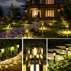 GIGALUMI 16 Pack Solar Lights Outdoor Waterproof, Warm White Pathway