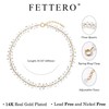 Beaded Necklaces for Women Boho Clear Quartz Bead Chunky Choker