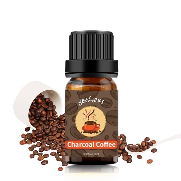 yethious Charcoal Coffee Fragrance Oil - 10ML Charcoal Coffee Scented