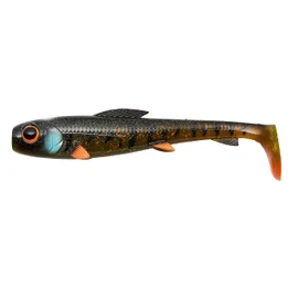 Abu Garcia Svartzonker McPike – Premium Freshwater Pike Fishing Lure with Changeable Smack! Disc, Tail Action for Targeting Pike, Zander, and Predatory Fish – Yellow Fin Perch 21 cm