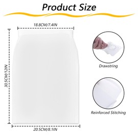 6 PCS Nut Milk Bag Filters, 8×12 Inch Fine Mesh Cheese Cloth Strainer Bag, Reusable Food Filters, Multi-Purpose for Filtering Juice, Cheese, Coffee, Tofu, Yogurt and Tea