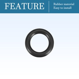 QUARKZMAN Nitrile Rubber O-Rings Seal Sealing Ring 11 mm x 7 mm x 2 mm for Tap Plumbers Repair Seal Connection, Black Pack of 12